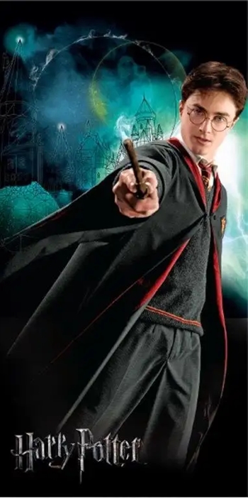 4: Harry Potter badehåndklæde - 70x140 cm - 100% Blød bomuld